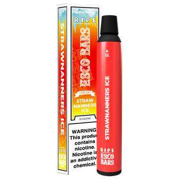 ripe esco bar strawnanners ice disposable vape